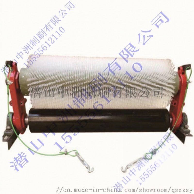 滾刷清掃器煤礦皮帶機(jī)毛刷清掃器被動(dòng)刷輥電廠輸送機(jī)無(wú)動(dòng)力清掃器