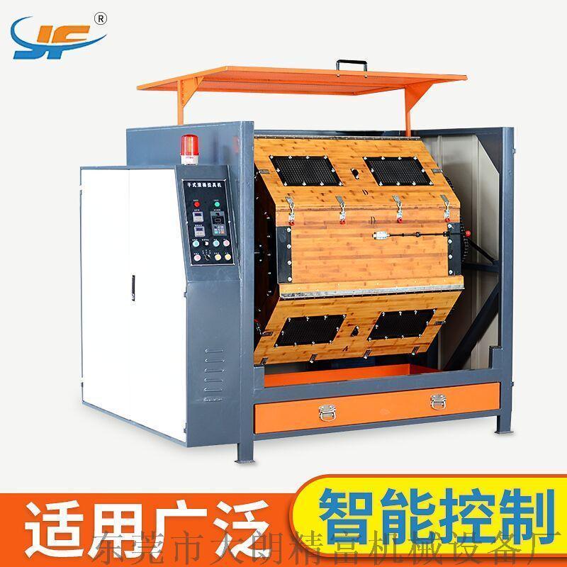 東莞精富機械生產大容量滾筒掛具光飾研磨機