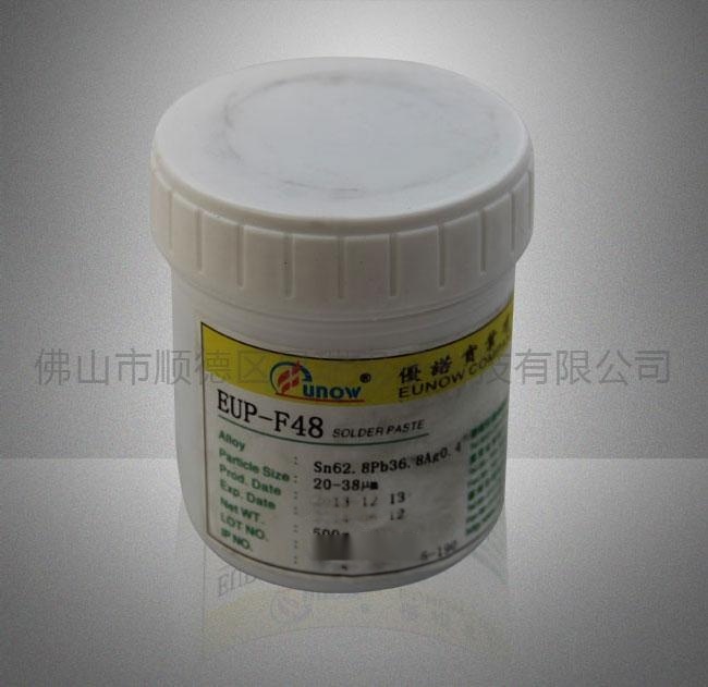 提供優諾EUP-F48有鉛錫膏，PCB板錫膏，焊錫膏成分