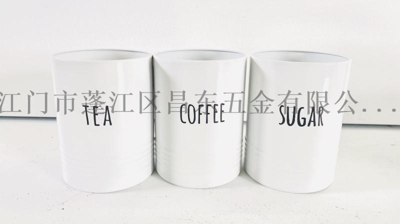 歐式鐵皮套裝小罐，儲(chǔ)物罐，鐵皮桶